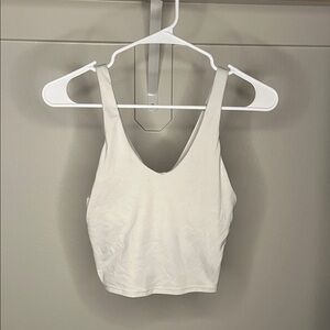 Elegant Cream Crop Top